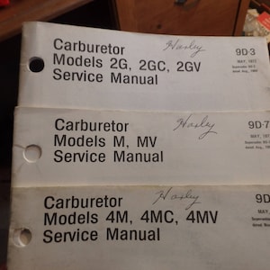 5 vintage Delco-remy service manuals 3 carburetor, a c charging & ignition systems 1960-1975