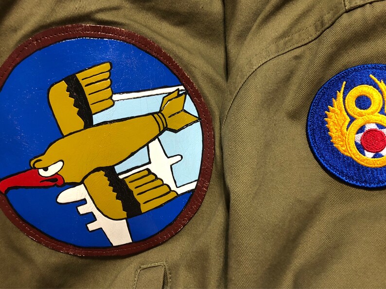 Custom made leather patches perfect for display boxes shadow boxes or re-enactment gear.