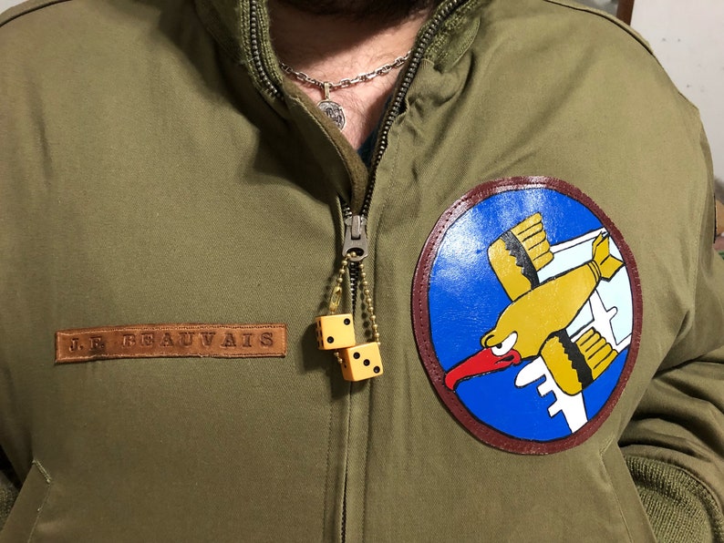 Custom made leather patches perfect for display boxes shadow boxes or re-enactment gear.