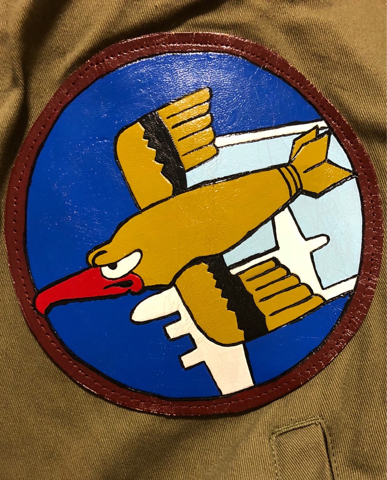 Custom made leather patches perfect for display boxes shadow boxes or re-enactment gear.