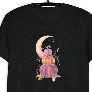 Pretty Pumpkins Shirt For Fall | Cozy Cottagecore Witchy Halloween Tshirt