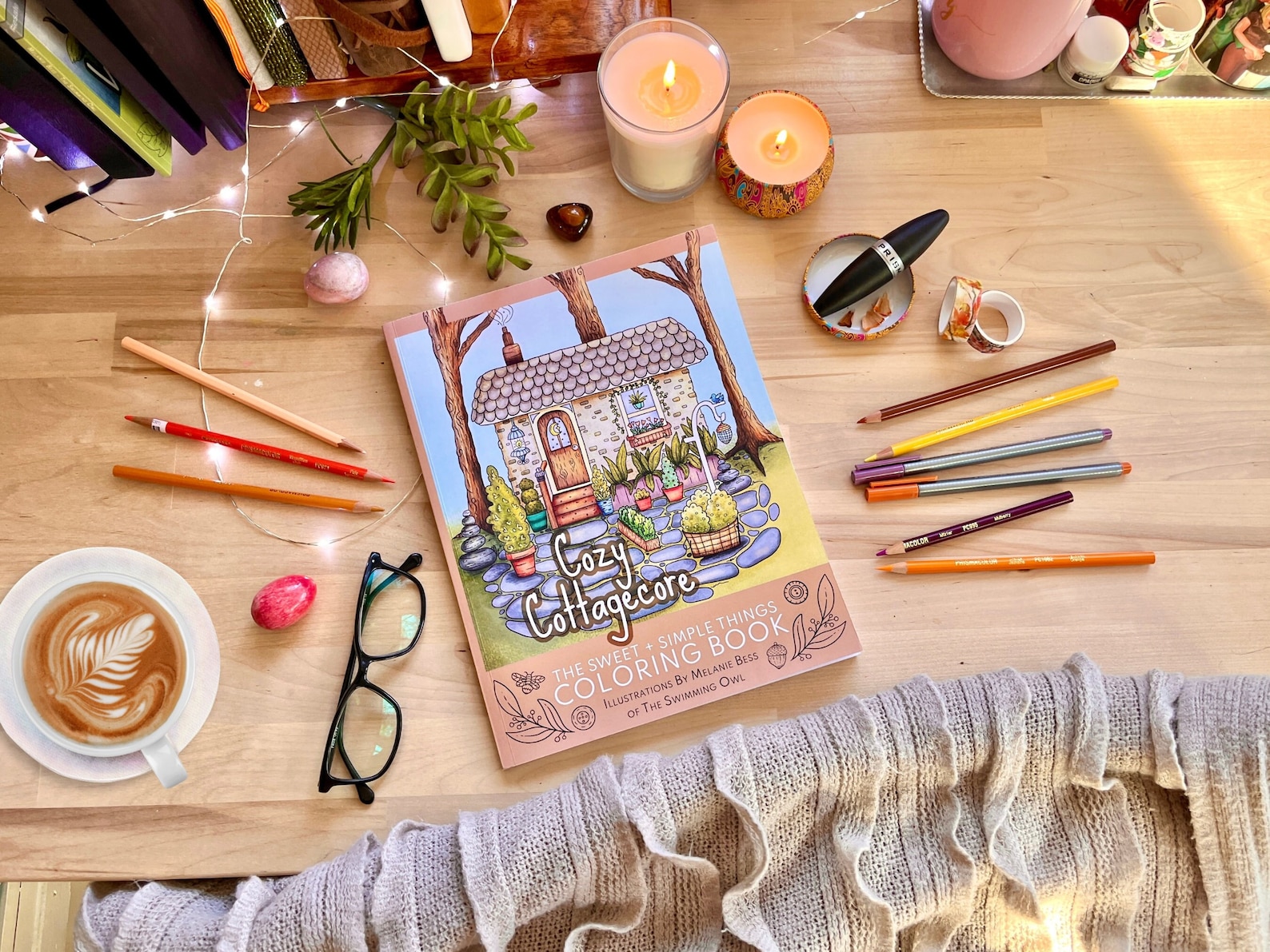Header image for 5 Cozy Coloring Books for Adults from Small Businesses