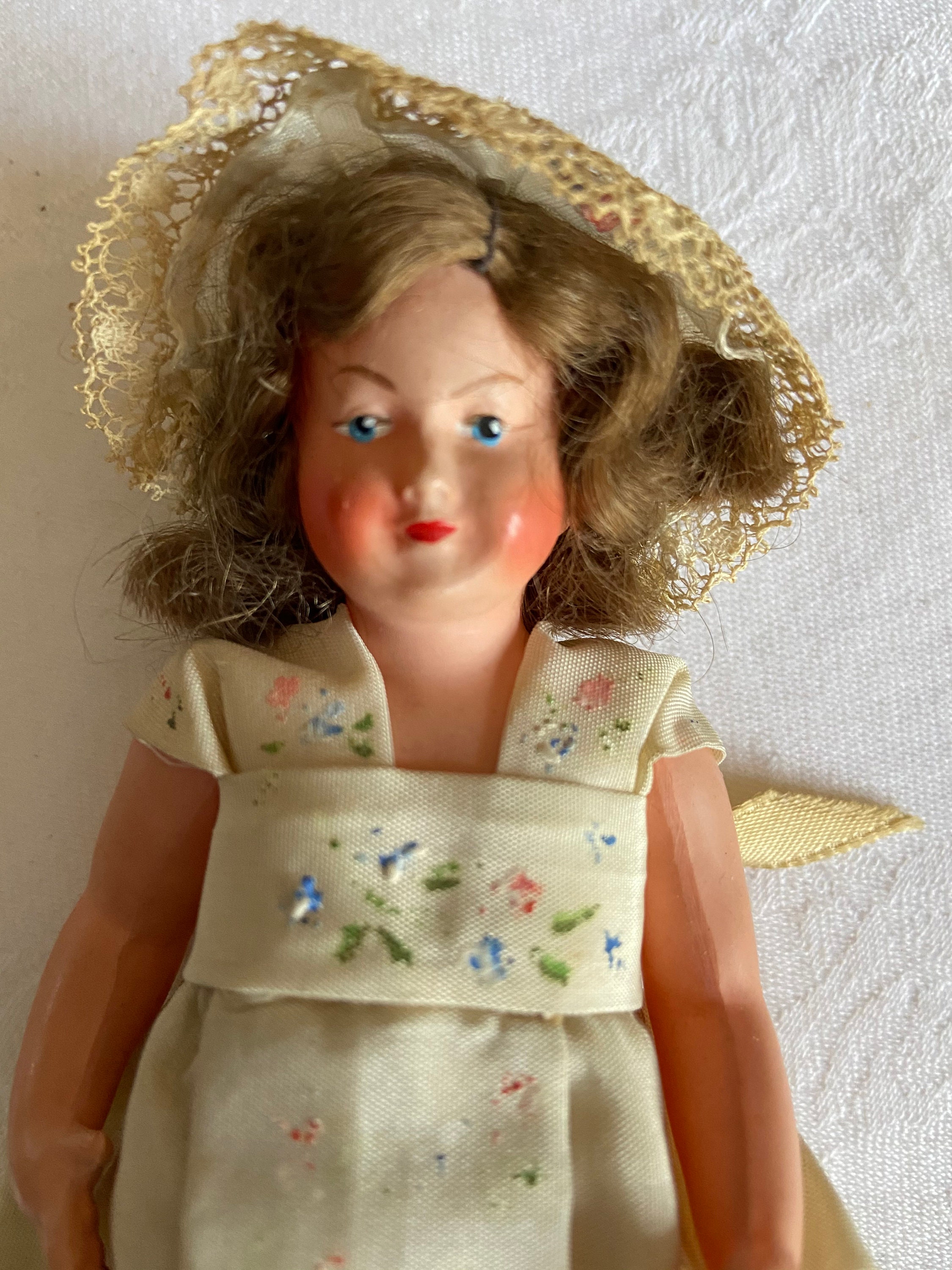 Antique Edwardianstyle Celluloid Doll Age C.1910s1920s Etsy UK