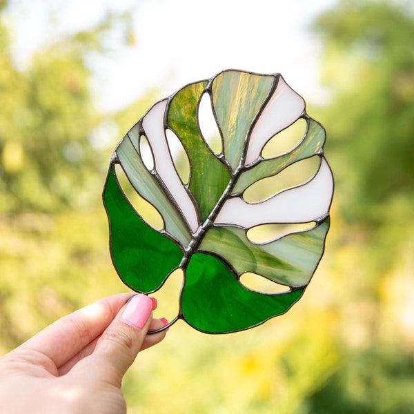 Stained Glass Plant Etsy