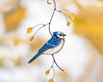 トロント・ステンドグラス Blue Jay ブルージェイ アオカケス トロント・ステンドグラス Blue Jay ブルージェイ アオカケス