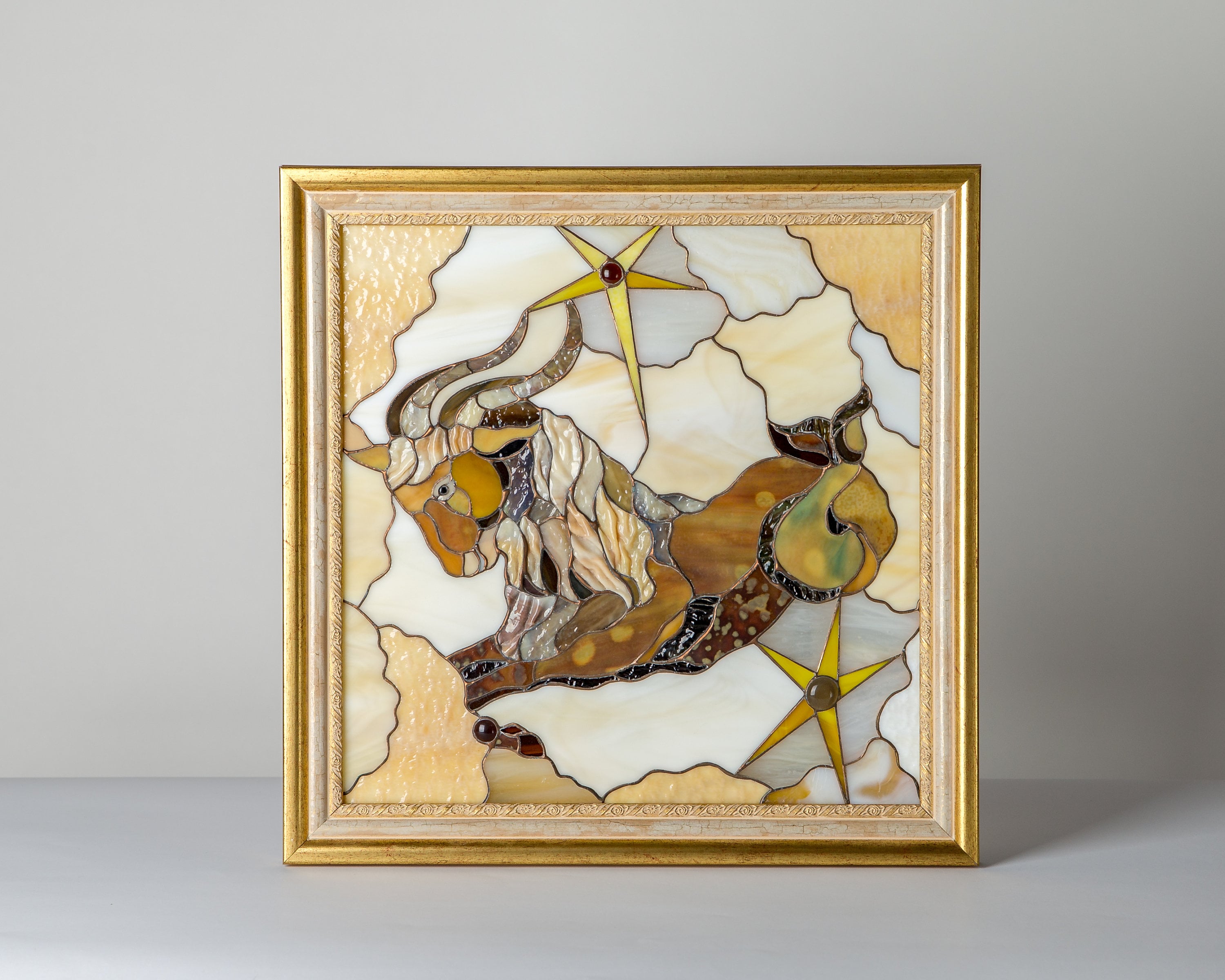 Virgo zodiac stained glass panel constellation gift for Etsy