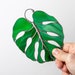 Monstera stained glass window hangings Christmas gifts Monstera variegata stained glass suncatcher 