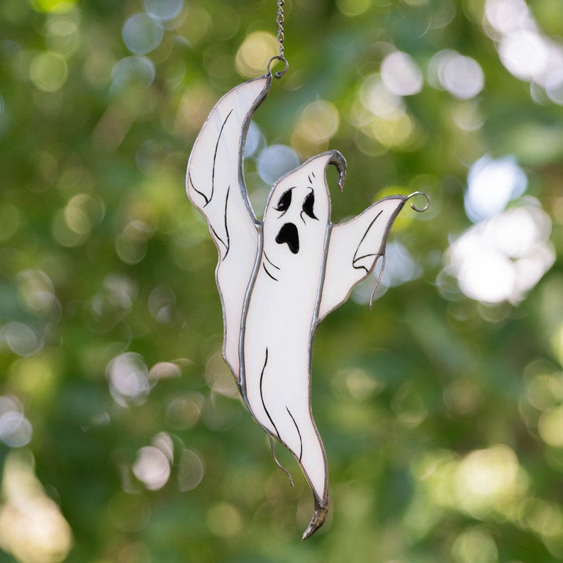 Halloween gift of ghost suncatcher