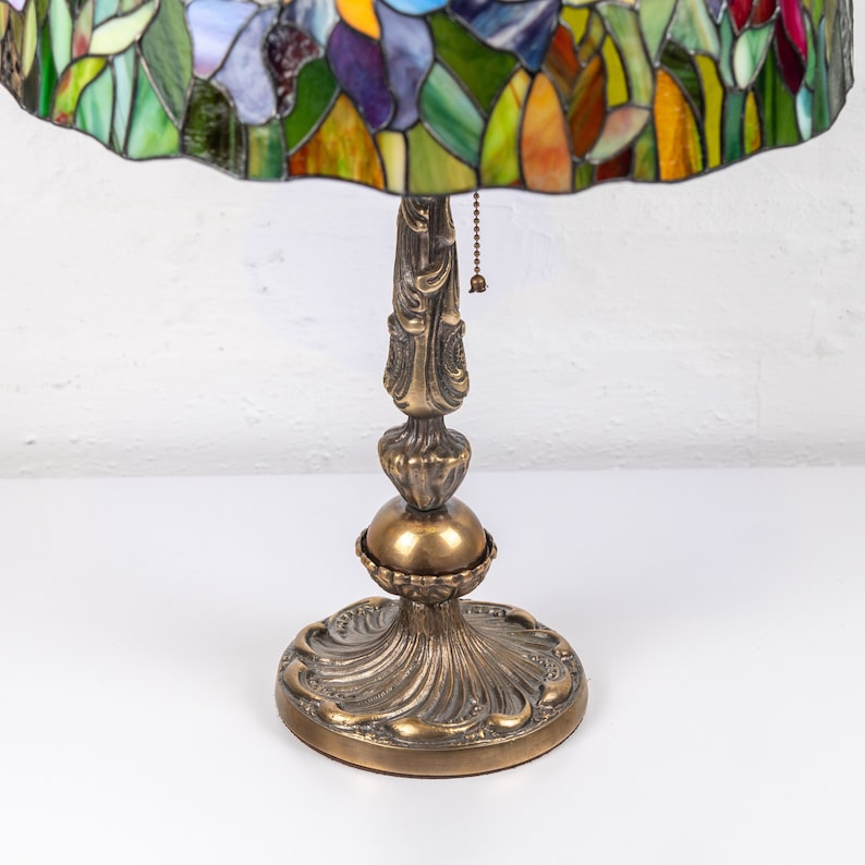 the bronze lamp base
