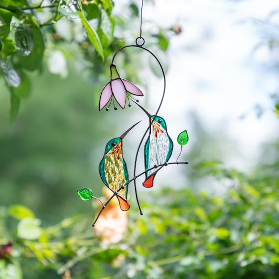 Hummingbird Modern Metal Window Hangings Decor Modern Stained Glass Window Hangings Decor lefeindgdi Stained Glass Hummingbird Hummingbird Modern Metal Window Hangings Decor Modern Stained Glass Window Hangings Decor lefeindgdi Stained Glass Hummingbird