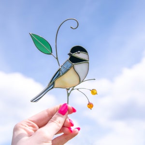 bird stained glass window hangings