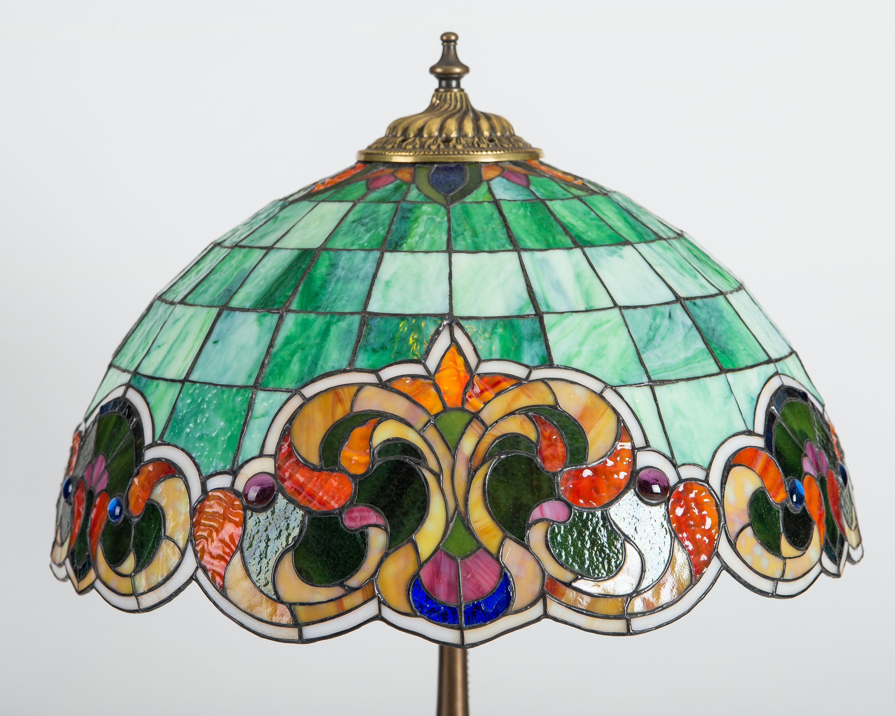 Unique Stained Glass Lamp Shade 8th Anniversary Gift For Wife Etsy Australia