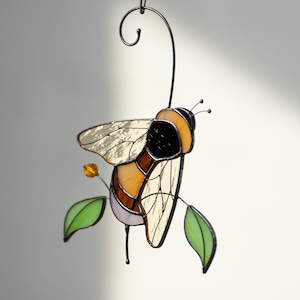 insect stained glass decor for window