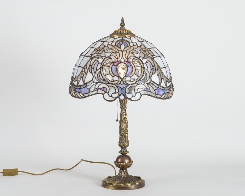 modern stained glass lamp