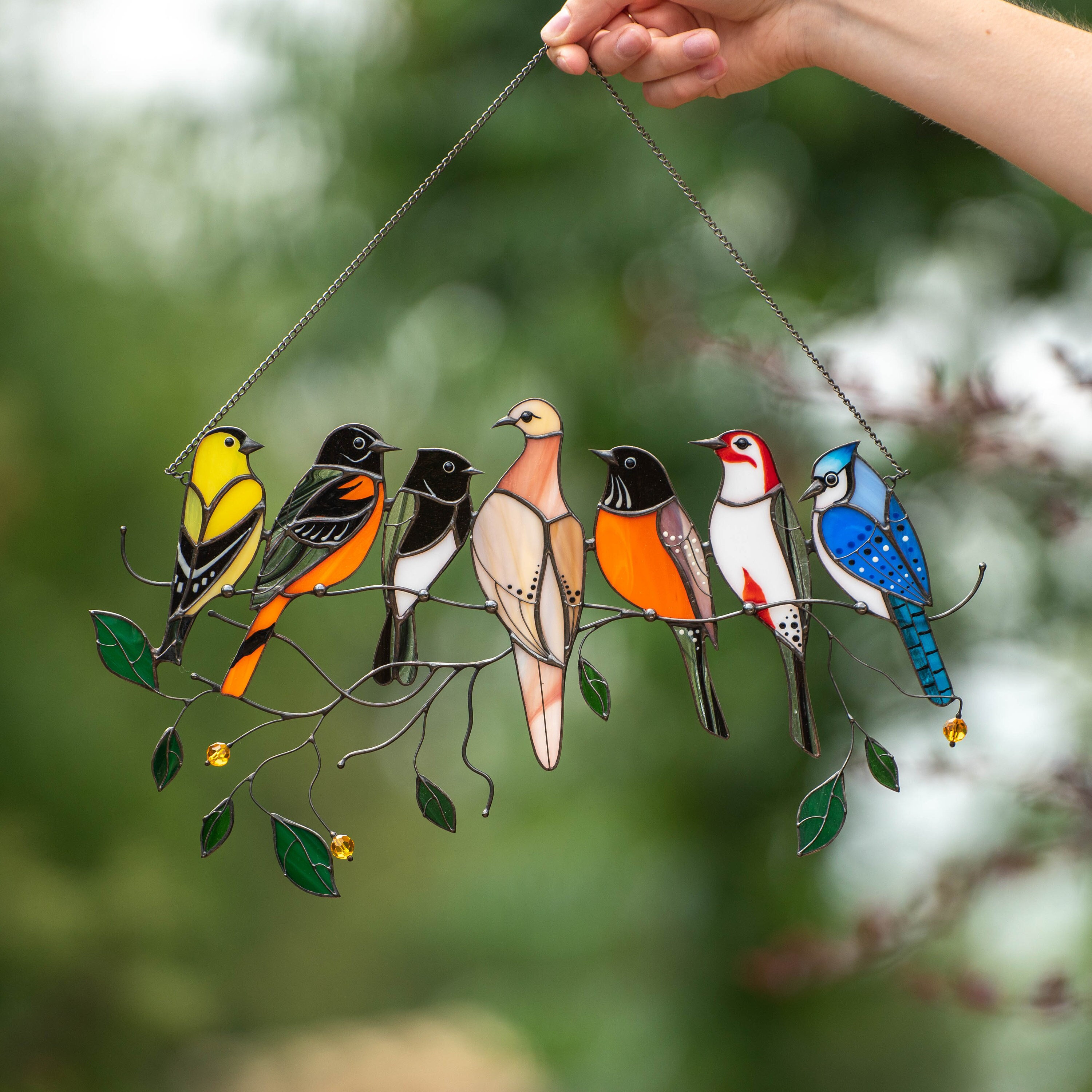 Bird Suncatchers for Windows JLI MAY Garden Decor Suncatchers Vintage Design Garden Sculptures & Statues Decor Creative Gifts 