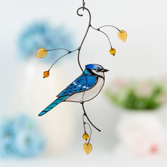 トロント・ステンドグラス Blue Jay ブルージェイ アオカケス トロント・ステンドグラス Blue Jay ブルージェイ アオカケス