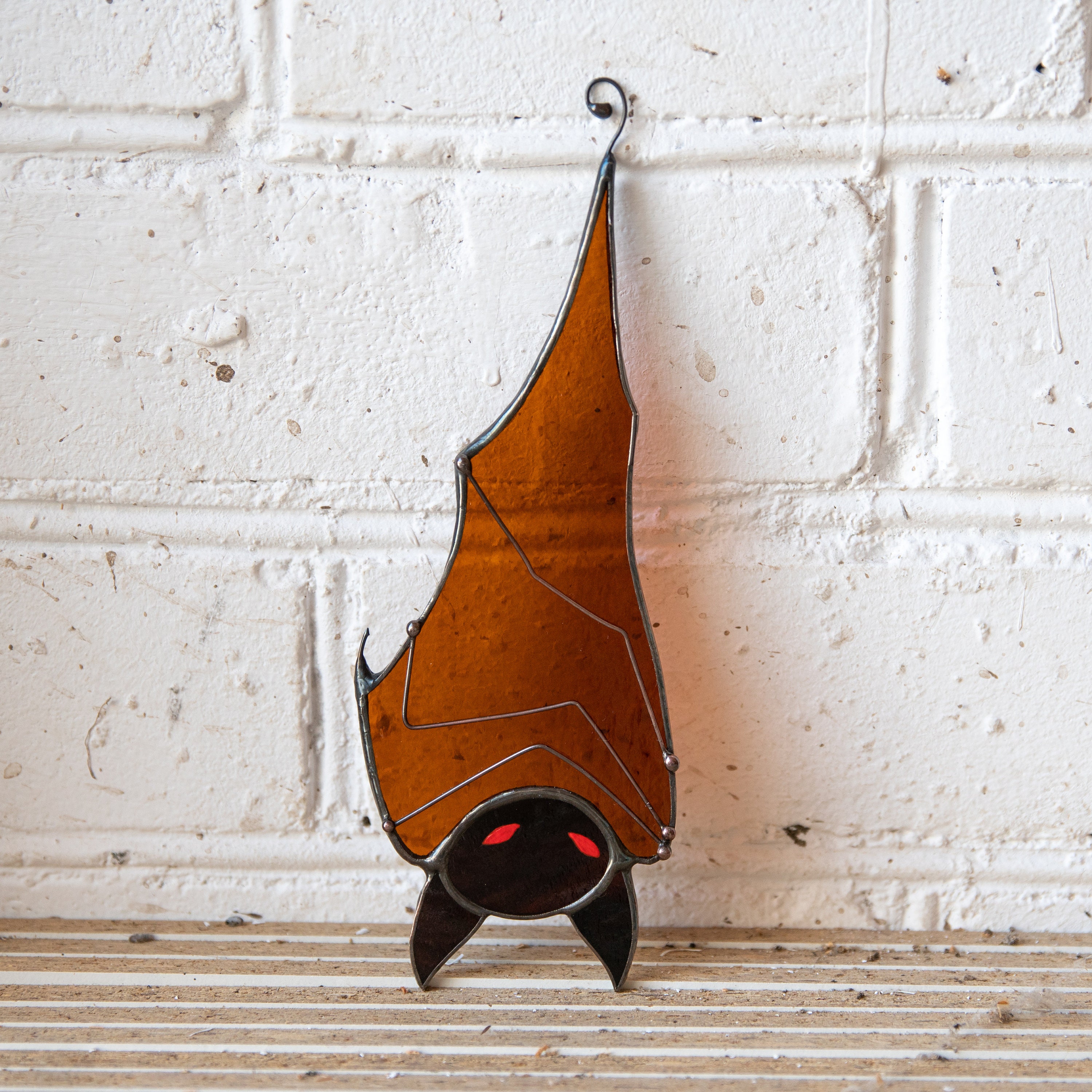 Halloween Bat Stained Glass Window Hangings Halloween Gift Etsy Australia