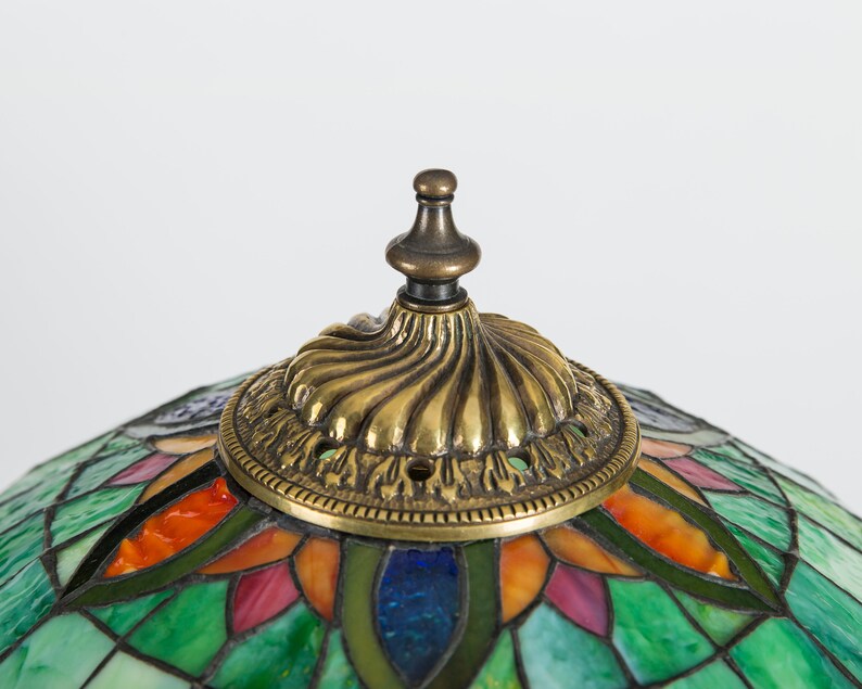 Unique stained glass lamp shade 8th Unique stained glass lamp shade 8th