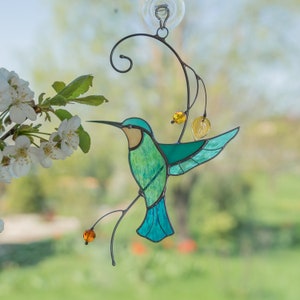 bird stained glass art