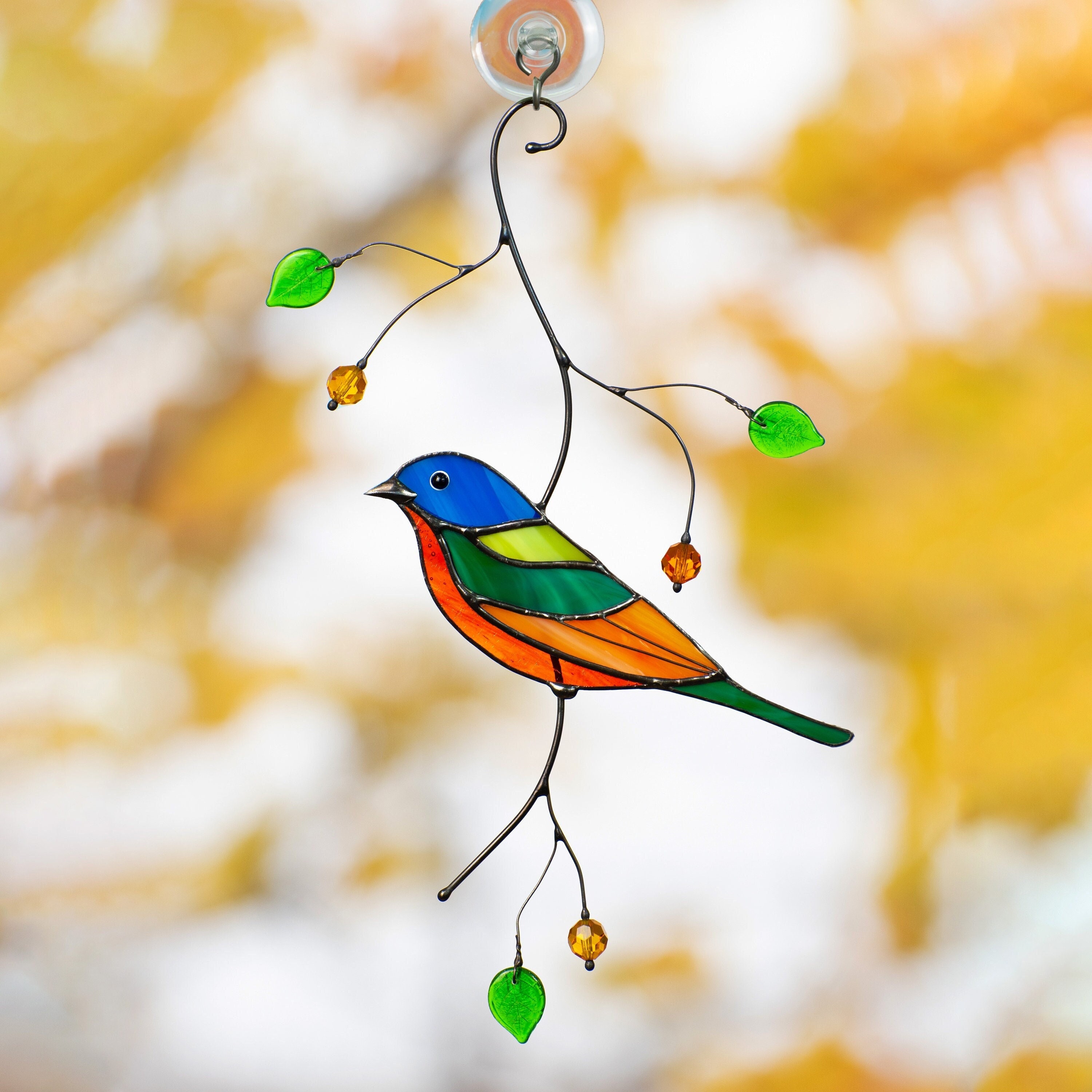 Stained Glass Bird Suncatcher Best Friend Christmas Gift