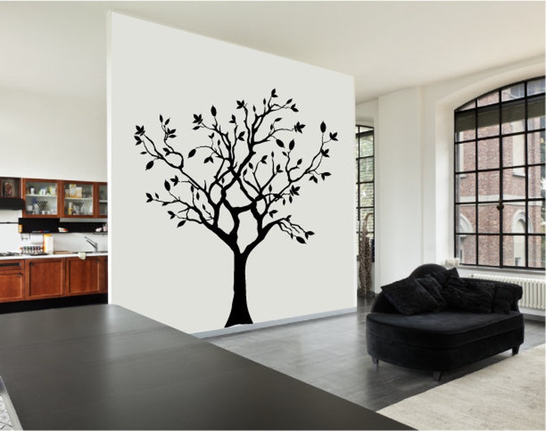 Tree wall decal mural wall sticker doves ravens crows or tweety birds