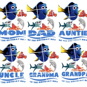Finding Dory Family T-shirts, Dory Family Matching Shirts Birthday Mom Dad Custom Shirt's