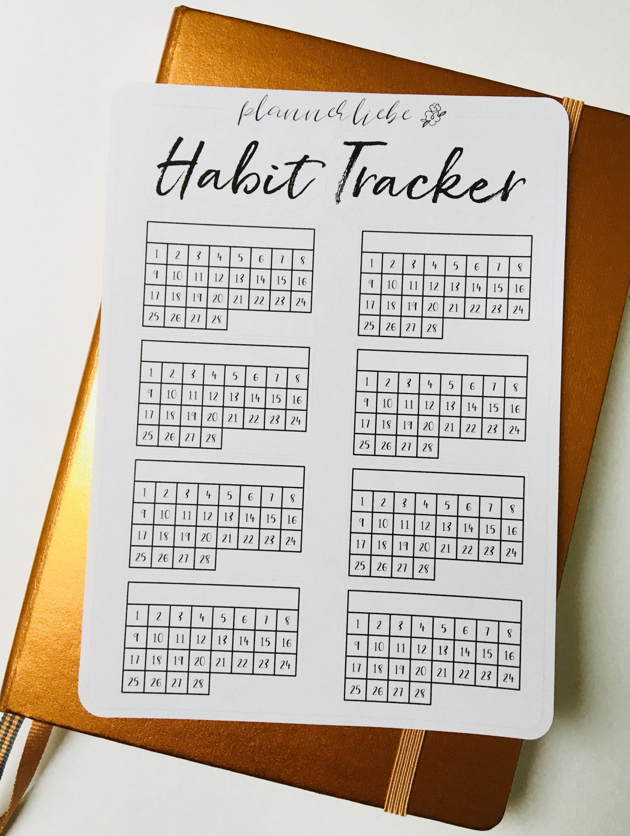 garden tracker bullet journal