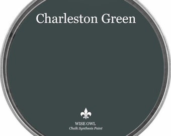 Charleston Green Wise Owl Chalk Synthesis Paint/ Furniture Paint