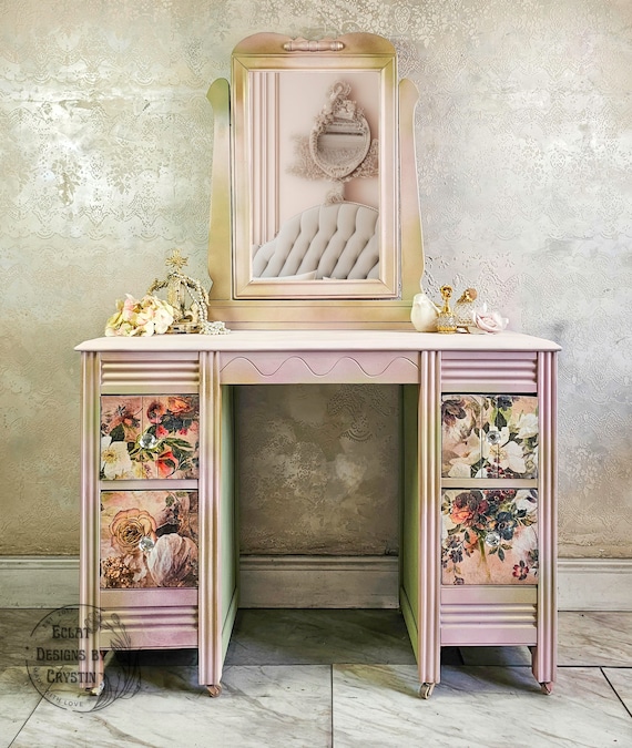 Romane dressing table set with mirror discount