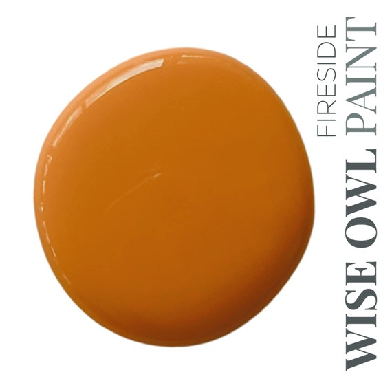 Fireside | Wise Owl Chalk Synthesis Paint, Chalk Paint, Furniture Paint, Interior Paint, Orange Paint