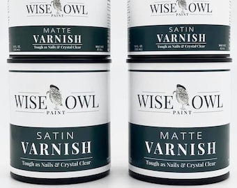 Wise Owl Varnish/ Water based sealant/ top coat