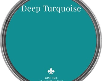 Deep Turquoise Wise Owl Chalk Synthesis Paint