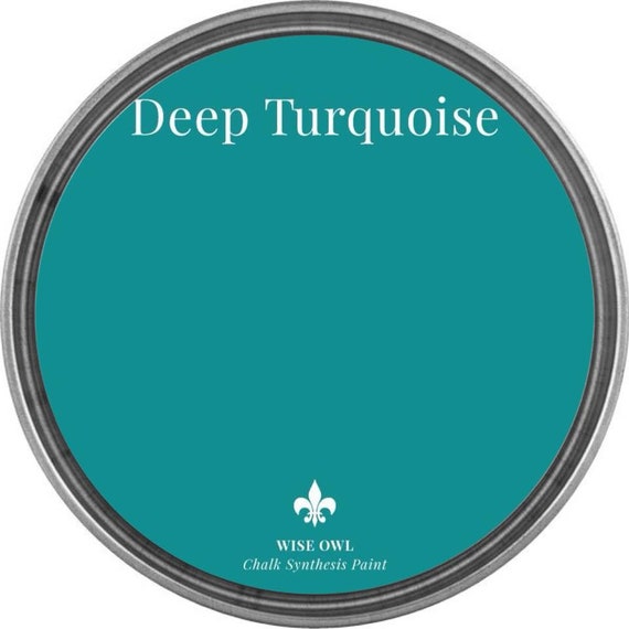 Deep Turquoise Wise Owl Chalk Synthesis Paint