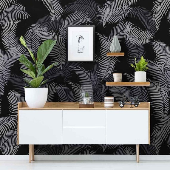 Palm Frond Wall Art Stencil/ Cutting Edge Stencils/ Furniture Stencil/ Palm Beach/ Palm Leaves/ Beach/ Ocean/ Leaves Stencil