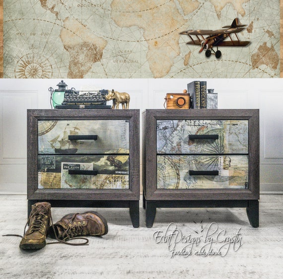 Nautical nightstand discount