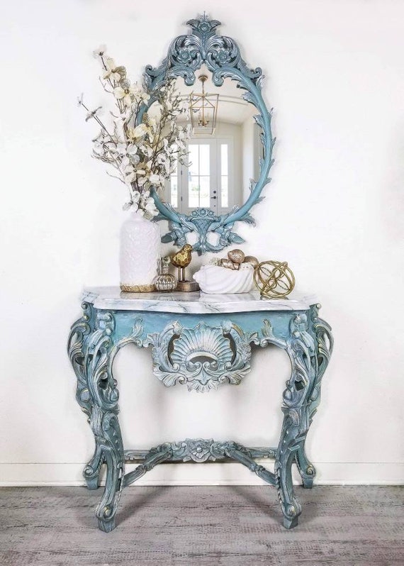 Sold Frozen Foyer Table Etsy