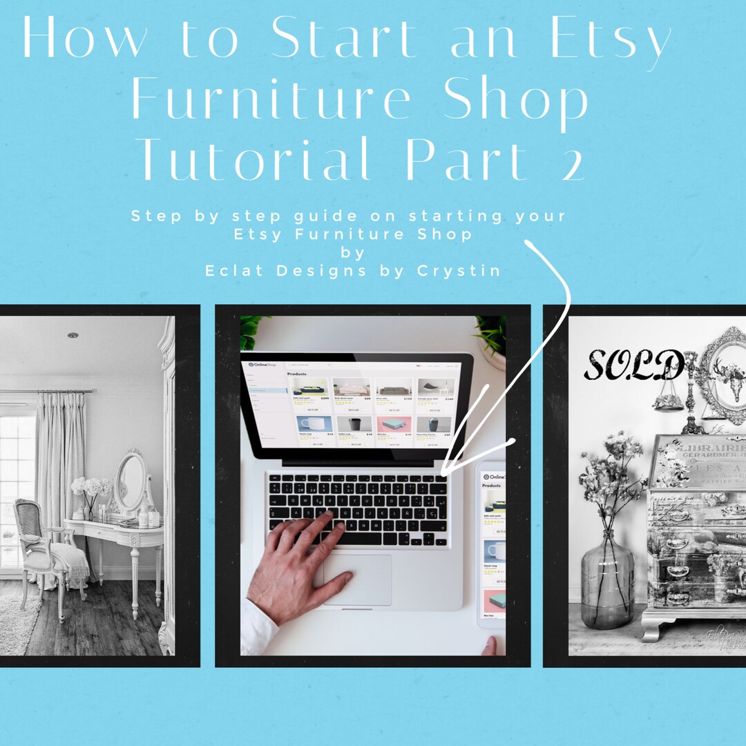 Etsy Furniture Shop Tutorial: Orders, Shipping, Marketing (video Part 2) - Etsy