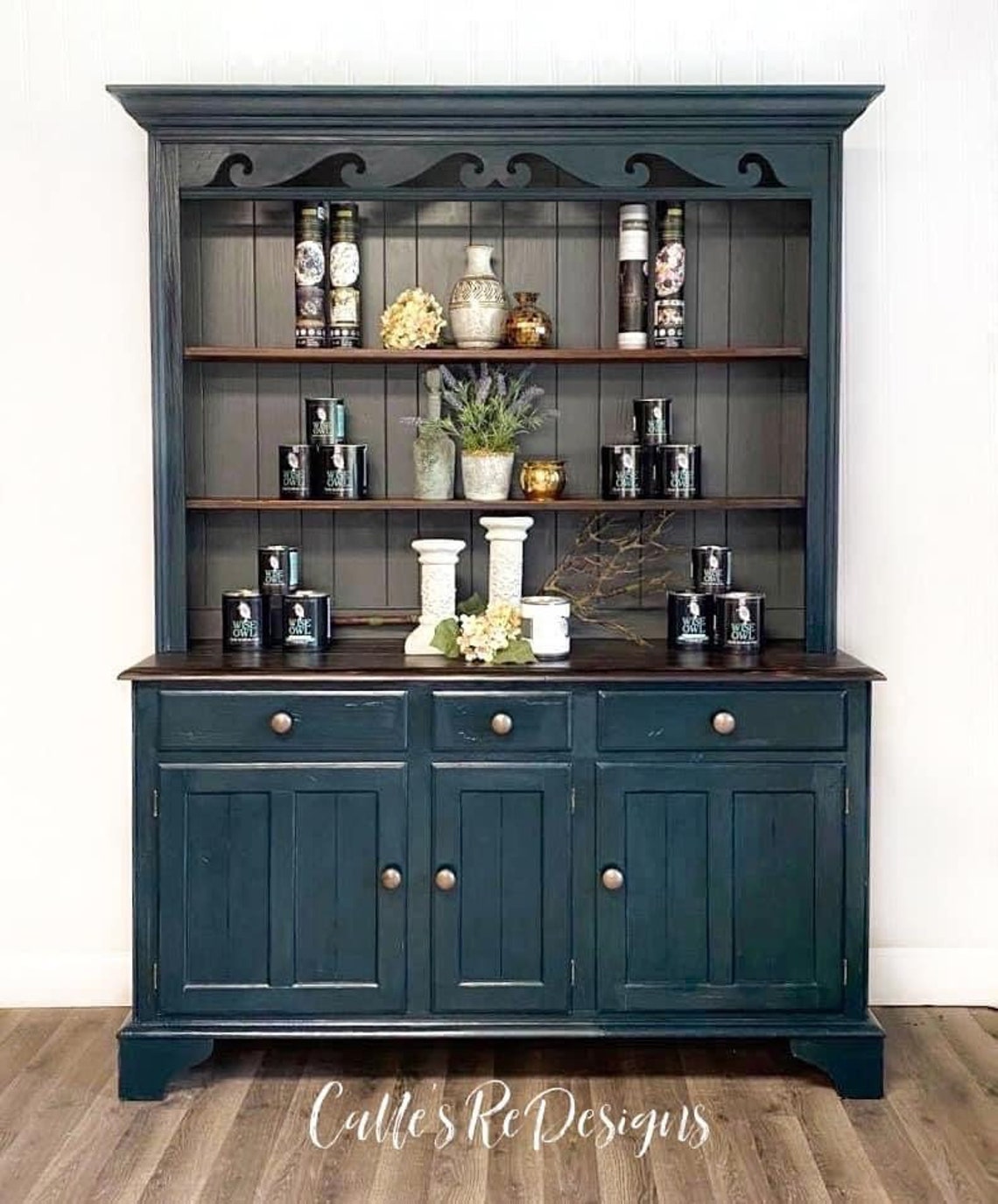 Foxtrot Wise Owl Chalk Synthesis Paint/ Olive/ Hunter Green, Furniture