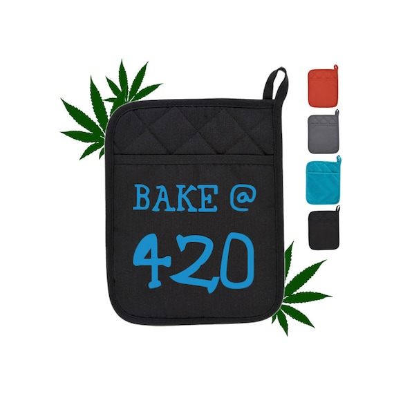 Hot Pad Funny Pot Holder Stoner Gift Hemp Pot Holder Cannabis Kitchen Gift Stoner Gift Let/'s Get Baked Stoner Valentine Marijuana