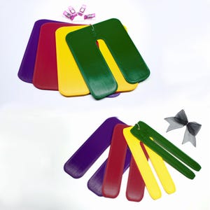 Personalized Bow Maker Template: DIY Hair Bows, Wreath Bows - Up to 8"