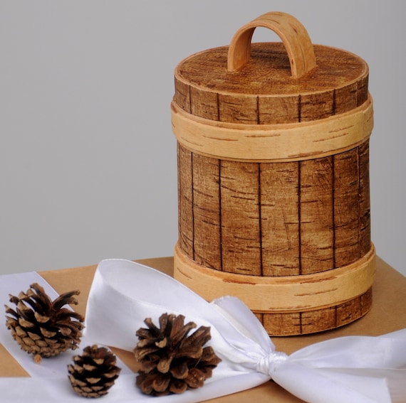 Birch bark box container Birch bark design Birch bark handmade Etsy