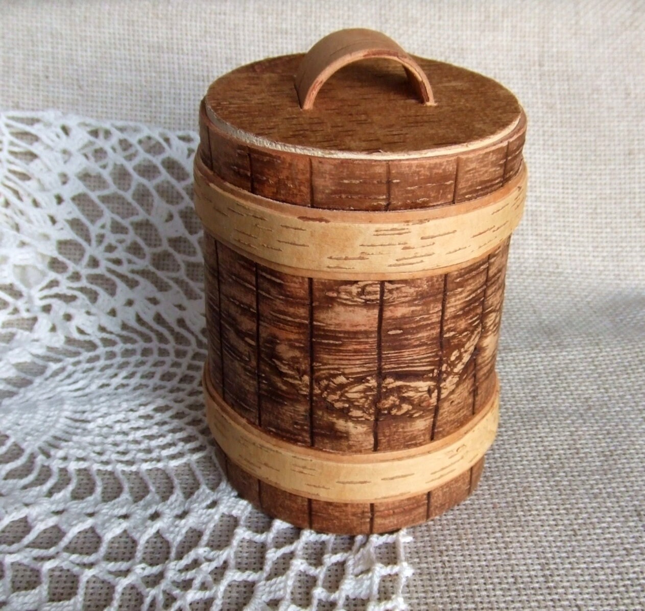 Birch bark box container Birch bark design Birch bark handmade Etsy