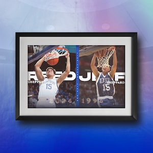 Like Father, Like Son | Reed & Jeff Sheppard | 13x19 Poster | Kentucky Wildcats