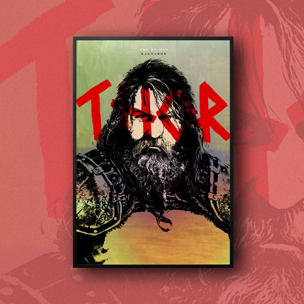 God of War | Thor Poster • Art Print Poster