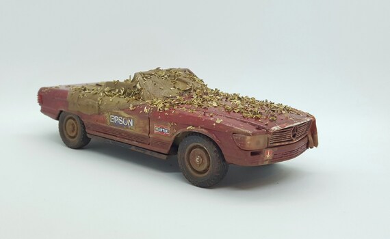 Mercedes Benz Sl R107 1 24 Die Cast Metal Scale Model Barn Etsy