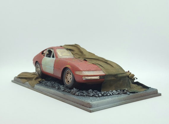 Ferrari Daytona 1 24 Rusty Scale Car Model Junkyard Barn Etsy