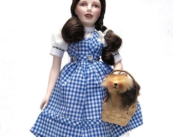 Wizard of Oz Collectable Judy Garland Dorothy Porcelain Doll