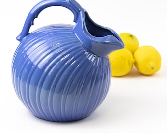 Water Pitcher | Blue Colonial Tilt Ball Water Jug | Model Number #1388