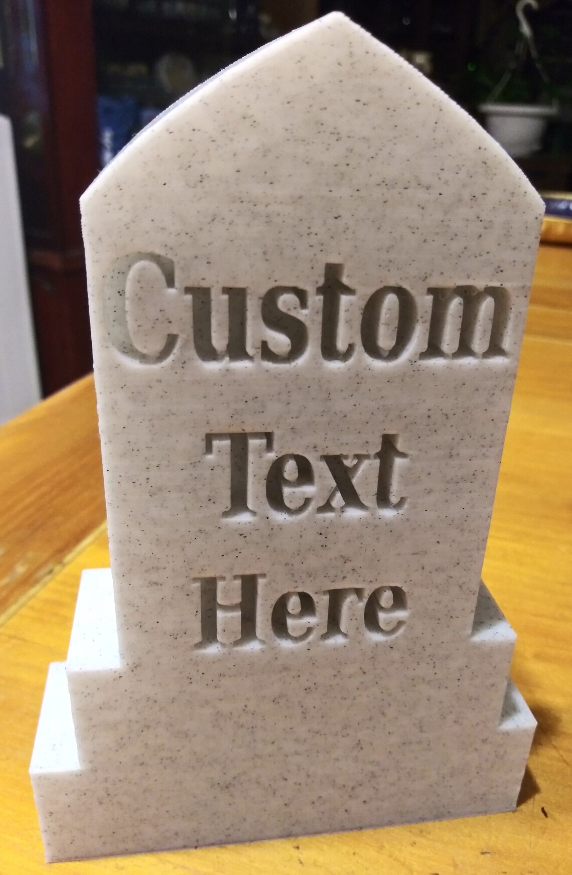 Custom Decorative Tabletop Headstone Tombstone Grave Marble Etsy