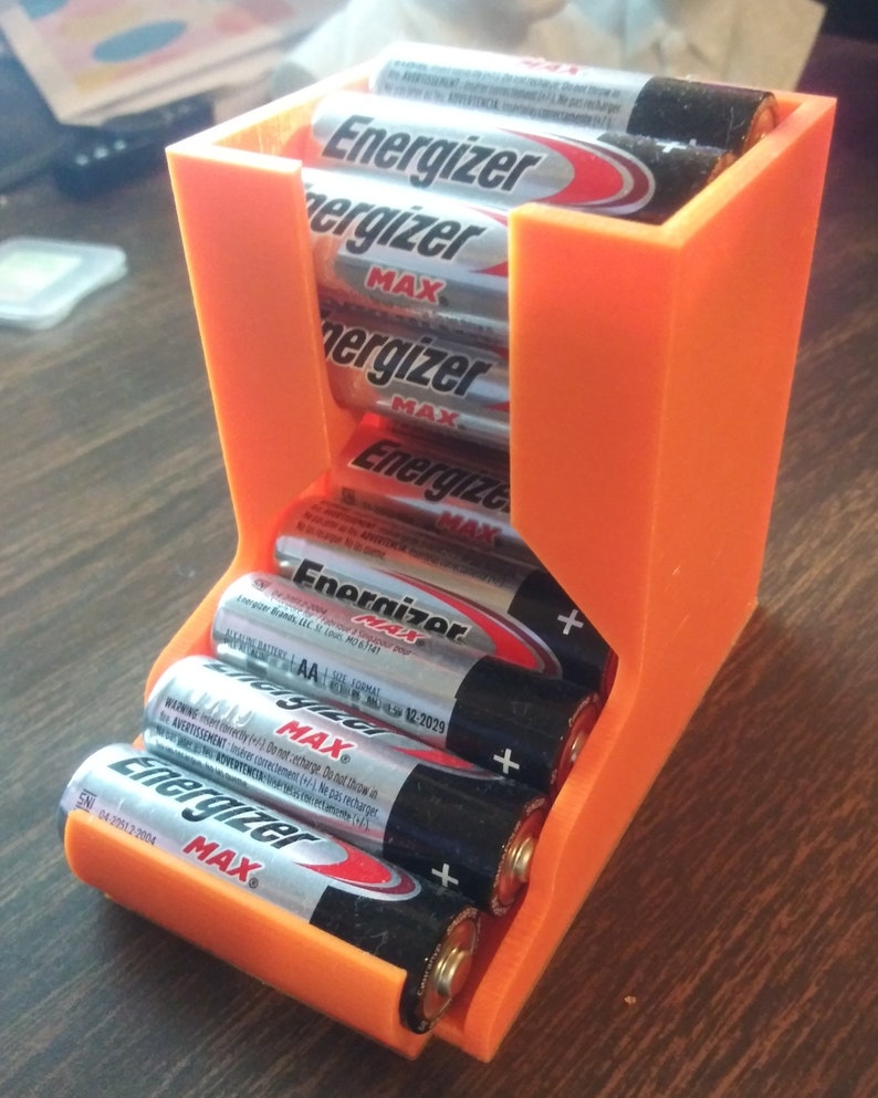 Tabletop AA Battery Dispenser 3D Printed Etsy